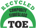 recycled composite toe