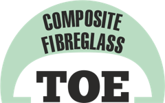 COMPOSITE FIBREGLASS TOE CAP